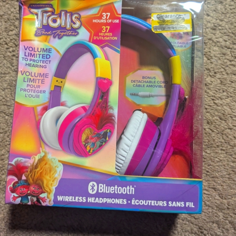 Trolls Childrens Headphones